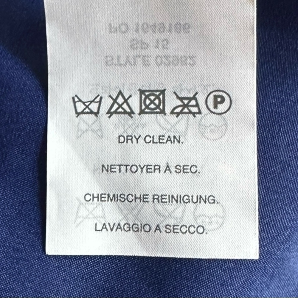 J.Crew Selma Strapless Silk Taffeta Dress Navy Blue 6 Cocktail Bridesmaid NWT - Picture 11 of 12